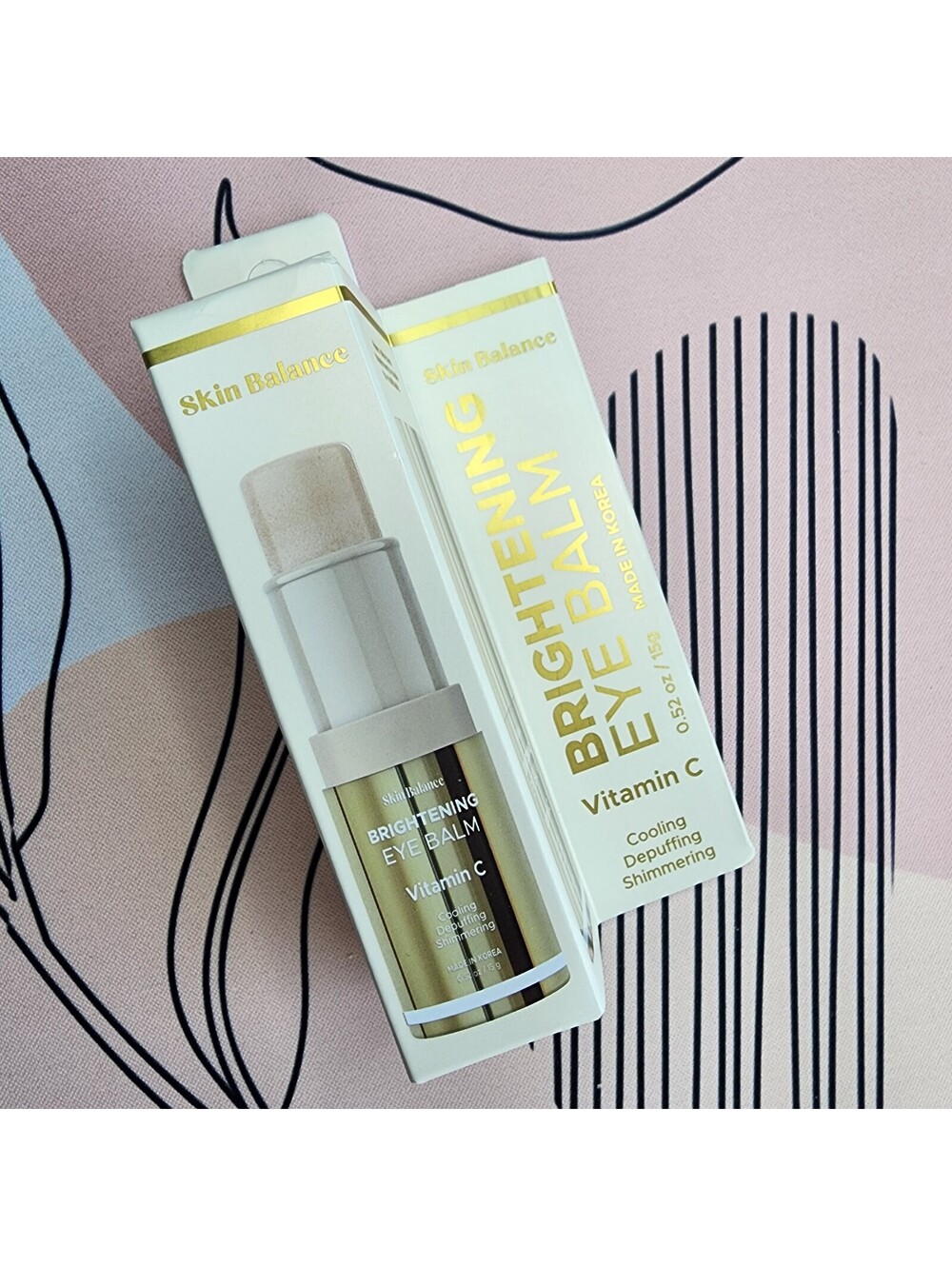 Skin Balance Brightening Eye Balm with Vitamin C - Cooling and Depuffing
